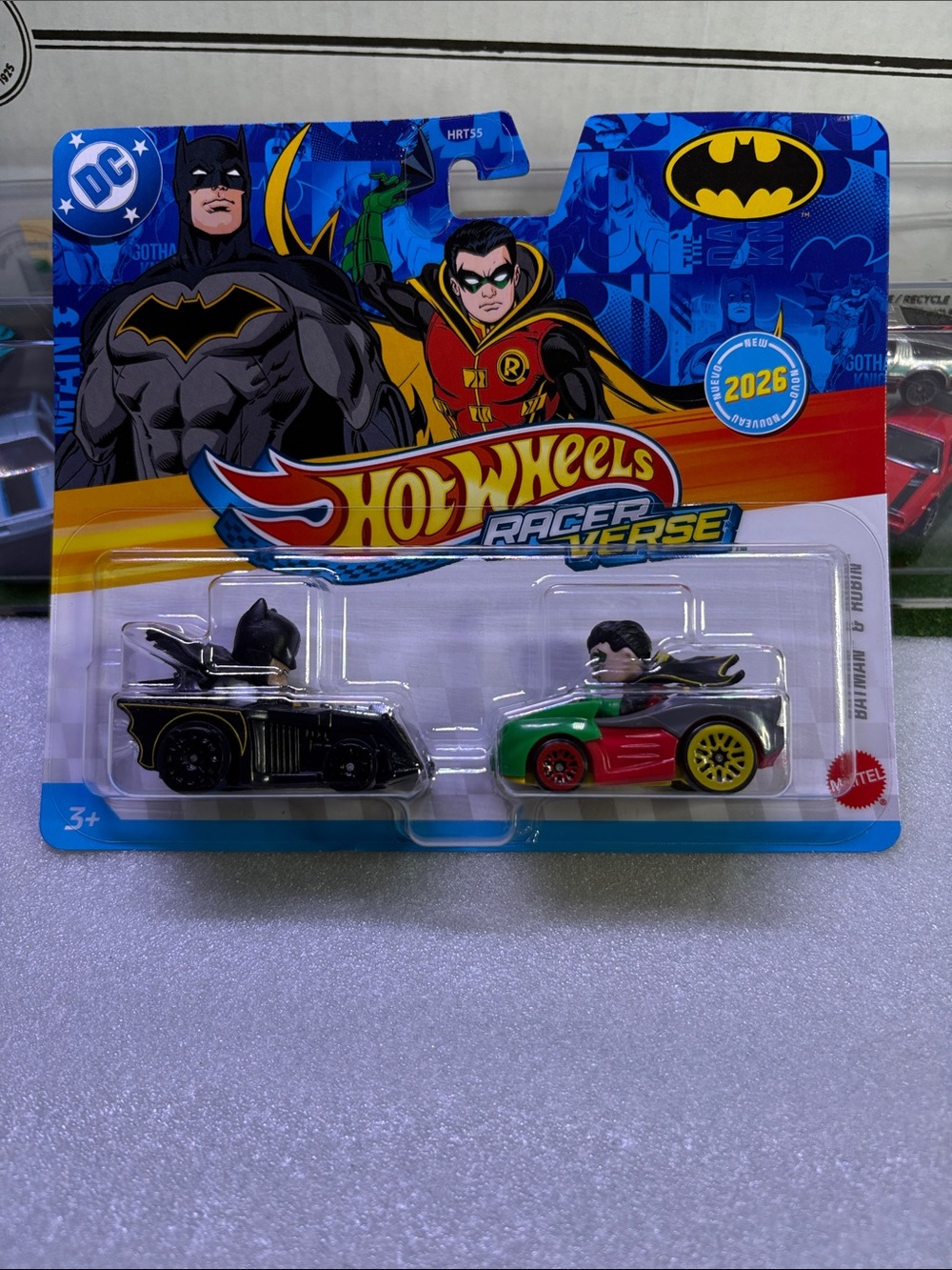 Hot wheels Racerverse DC Batman & Robin 2-Pack - Black and Multicolor